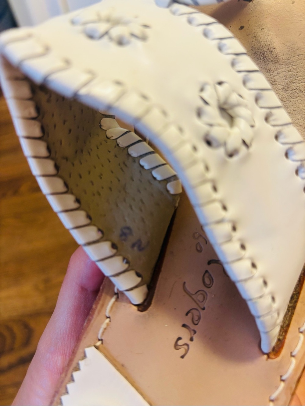 Jack Rogers Jacks Flat Sandals - White - 8 - Picture 4 of 9